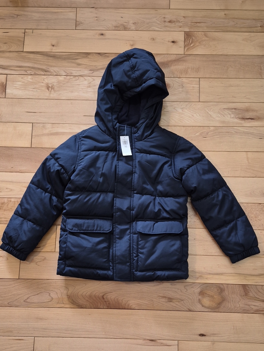 Brand New Kids Size 5 Old Navy Blue Hooded Winter Puffer Jacket